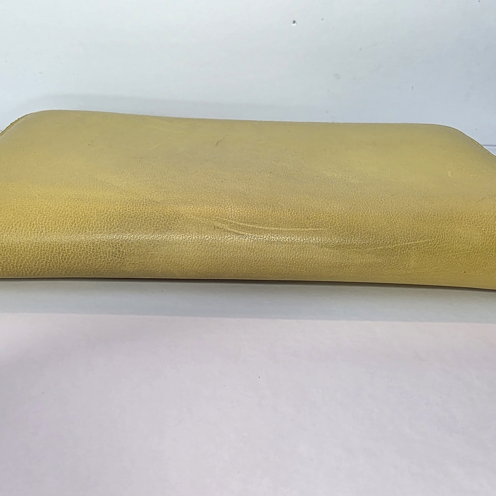 SOLD Chanel CC Zip Wallet – Yellow - Picture 6 of 8